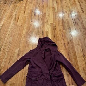 LOFT Deep Purple Utility Jacket